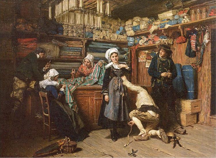 Buying the Wedding Trousseau, Mosler, Henry